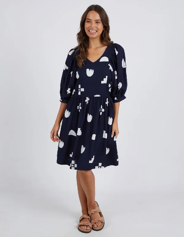 Elm Ellipse Dress Print