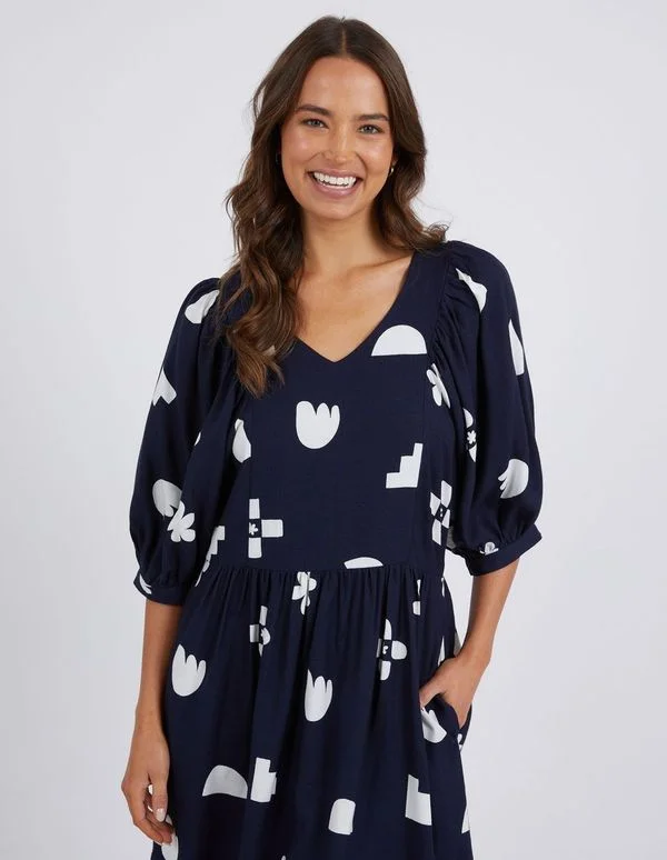 Elm Ellipse Dress Print