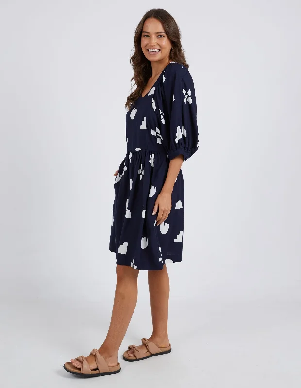 Elm Ellipse Dress Print