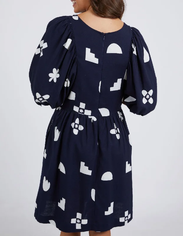 Elm Ellipse Dress Print