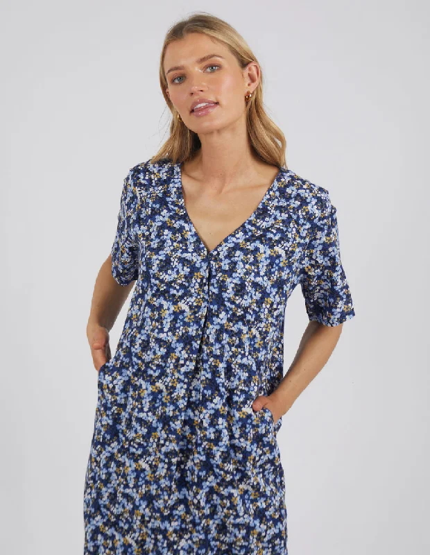 Foxwood Eva Dress Floral Blue