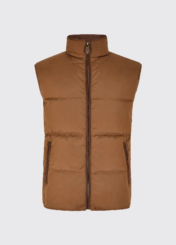 Graystown Mens Down-filled Gilet - Walnut