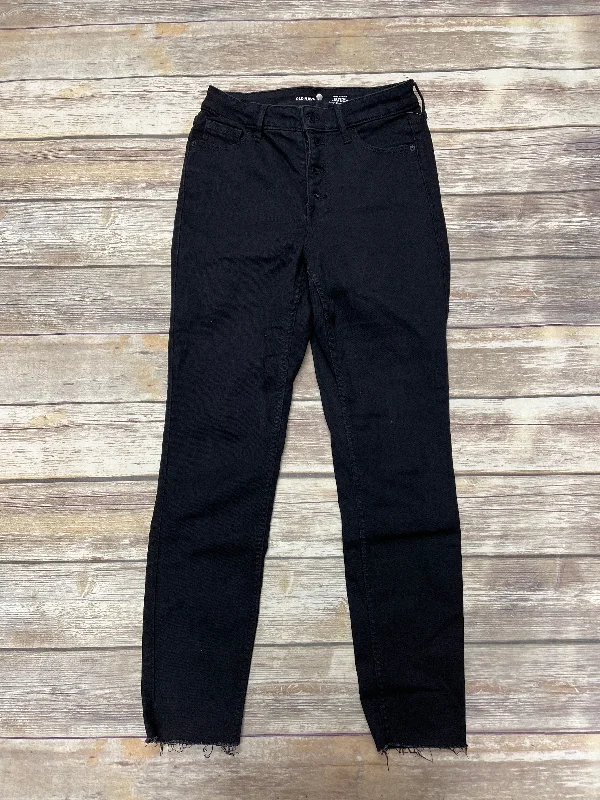 Jeans Skinny By Old Navy In Black Denim, Size: 6