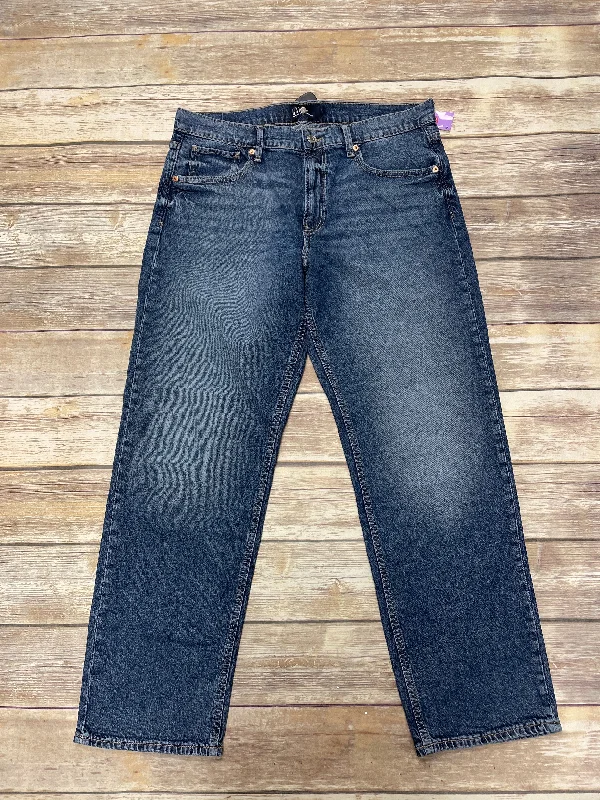 Jeans Straight By Gap In Blue Denim, Size: 12