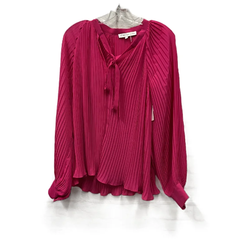 Top Long Sleeve By Endless Rose In Pink, Size: S