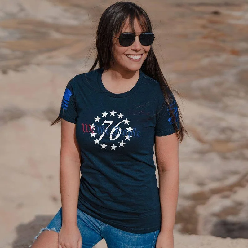 Women's 76 We The People Relaxed Fit T-Shirt - Navy