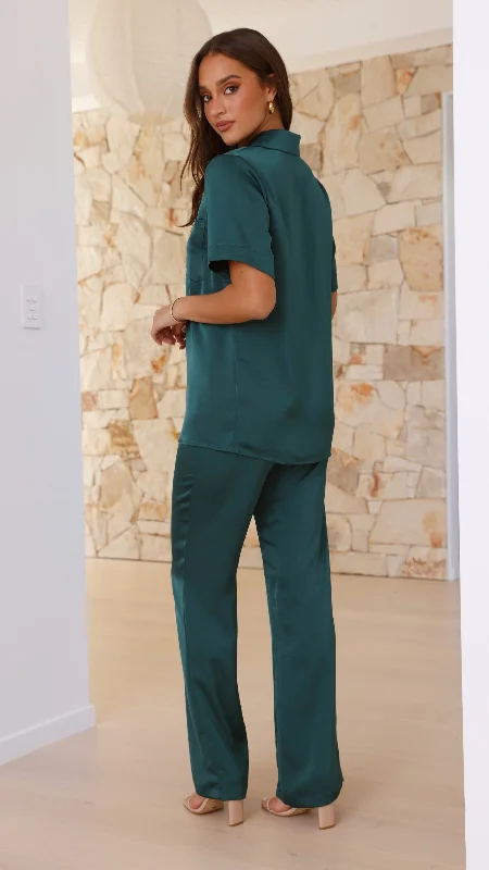 Courtney Pants - Emerald