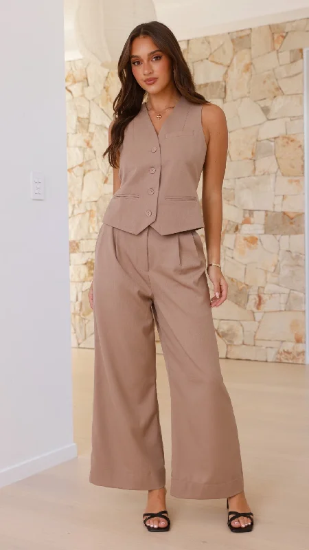 Leya Pants - Mocha