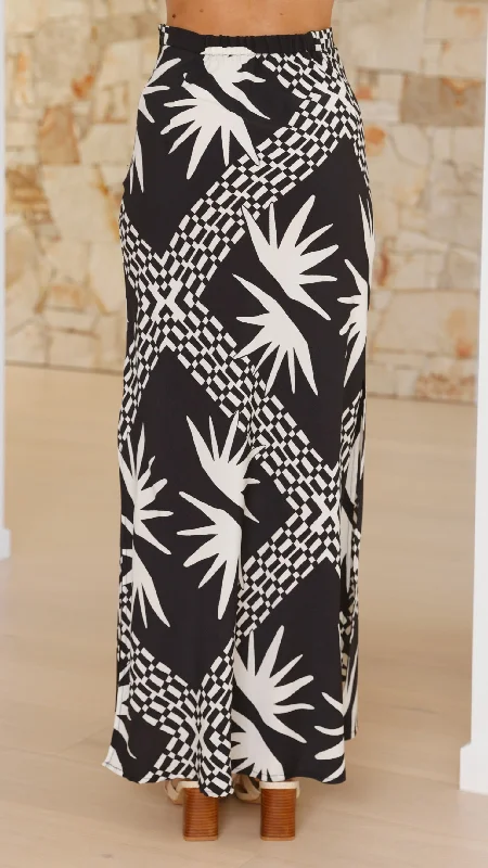 Minid Maxi Skirt - Kahlo Print