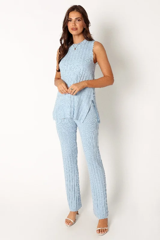 Silvie Knitted Set - Blue