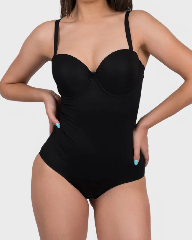 Snatch Me Sculpting Bodysuit - Black