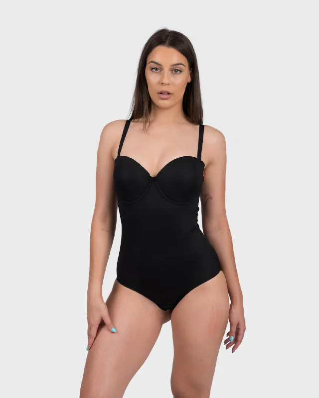 Snatch Me Sculpting Bodysuit - Black