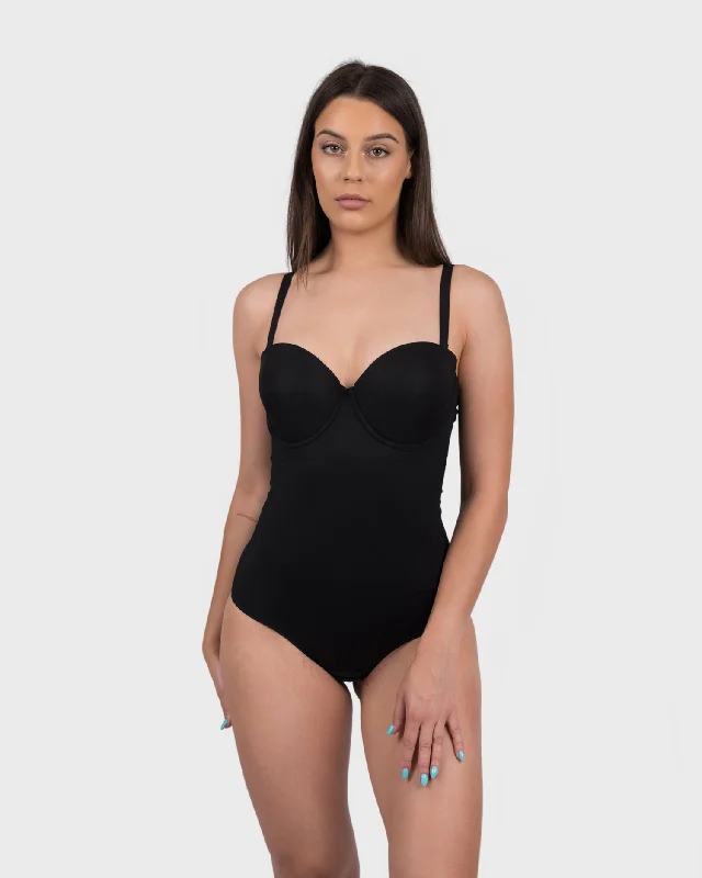 Snatch Me Sculpting Bodysuit - Black