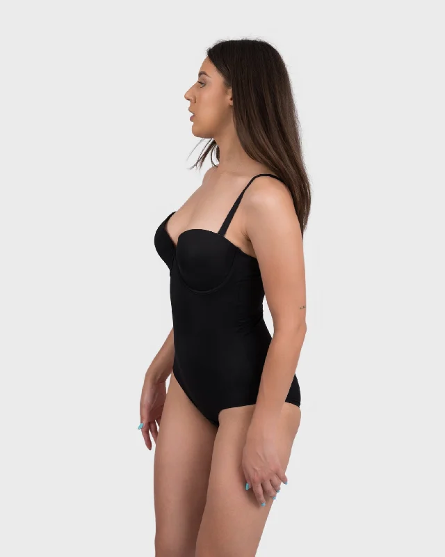 Snatch Me Sculpting Bodysuit - Black