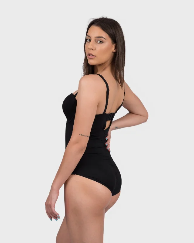 Snatch Me Sculpting Bodysuit - Black