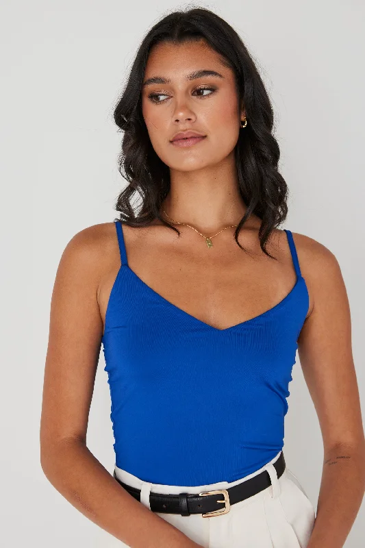 Tribute Cobalt Knit Bralette