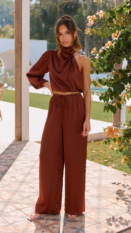 Zuri Pants - Brown