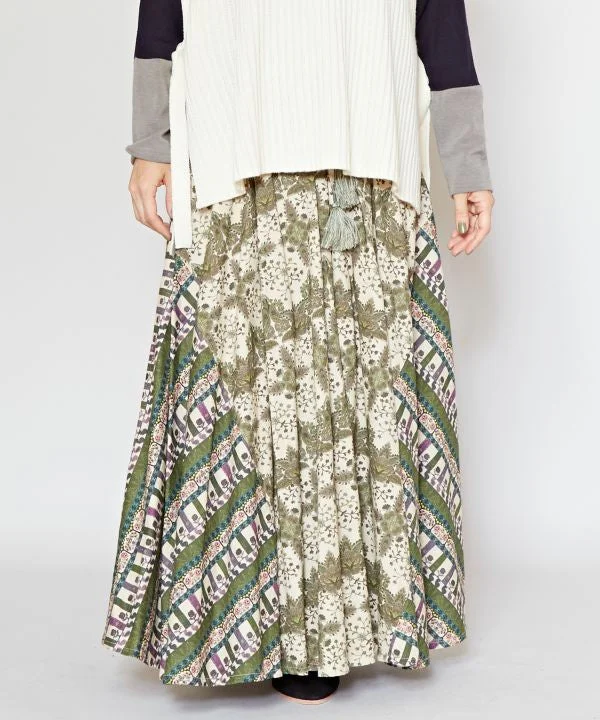 Indian Traditional Pattern Printed Skirt