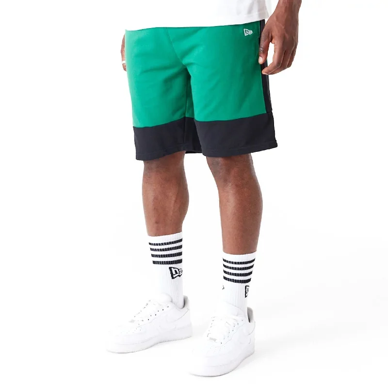 Boston Celtics NBA Colour Block Green Shorts