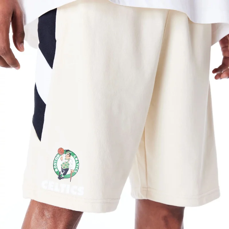 Boston Celtics NBA Panel Stone Oversized Shorts