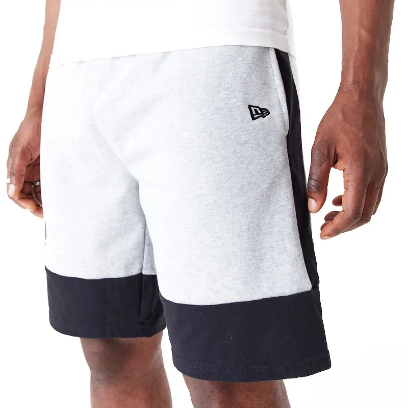 Brooklyn Nets NBA Colour Block Grey Shorts