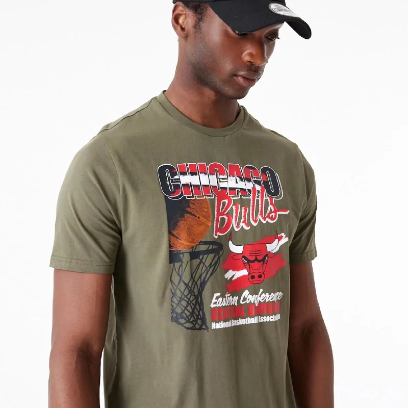 Chicago Bulls NBA Player Graphic Green T-Shirt