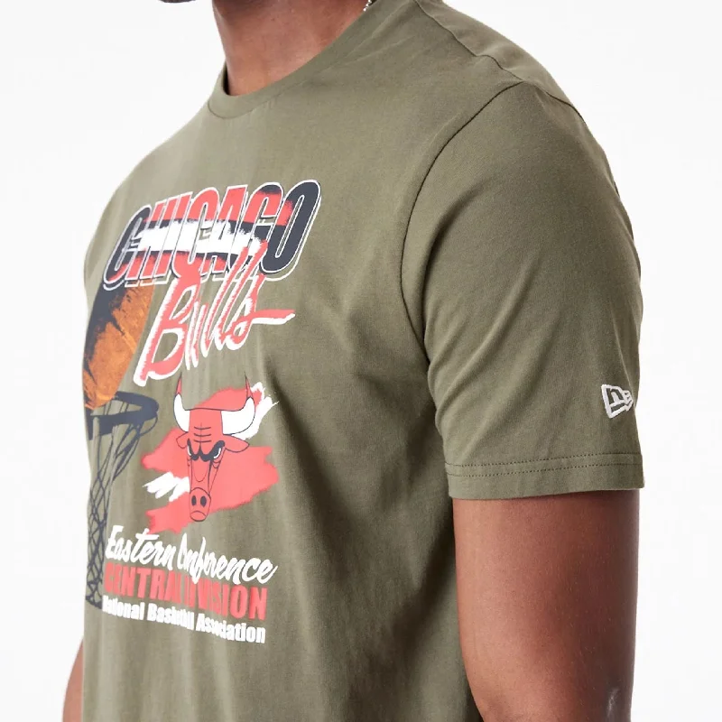 Chicago Bulls NBA Player Graphic Green T-Shirt