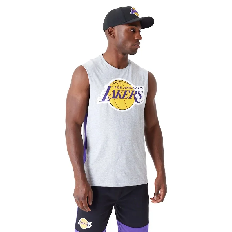 LA Lakers Colour Block Grey Vest