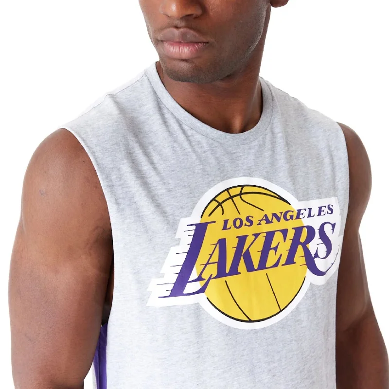 LA Lakers Colour Block Grey Vest