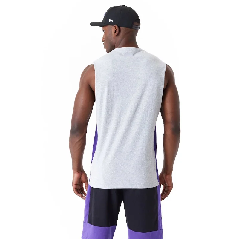 LA Lakers Colour Block Grey Vest