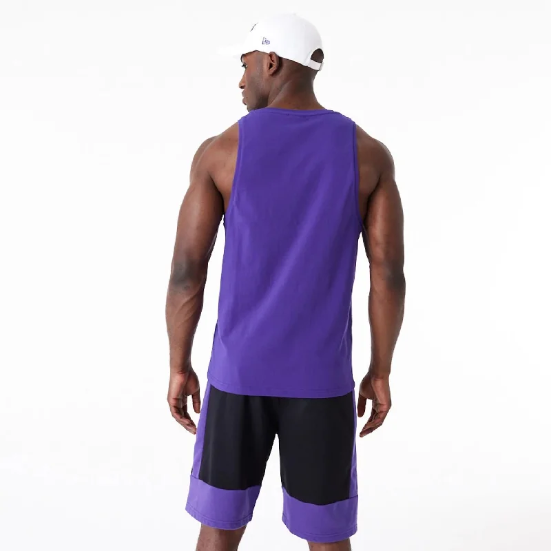 LA Lakers NBA Palm Tree Infill Purple Tank Top