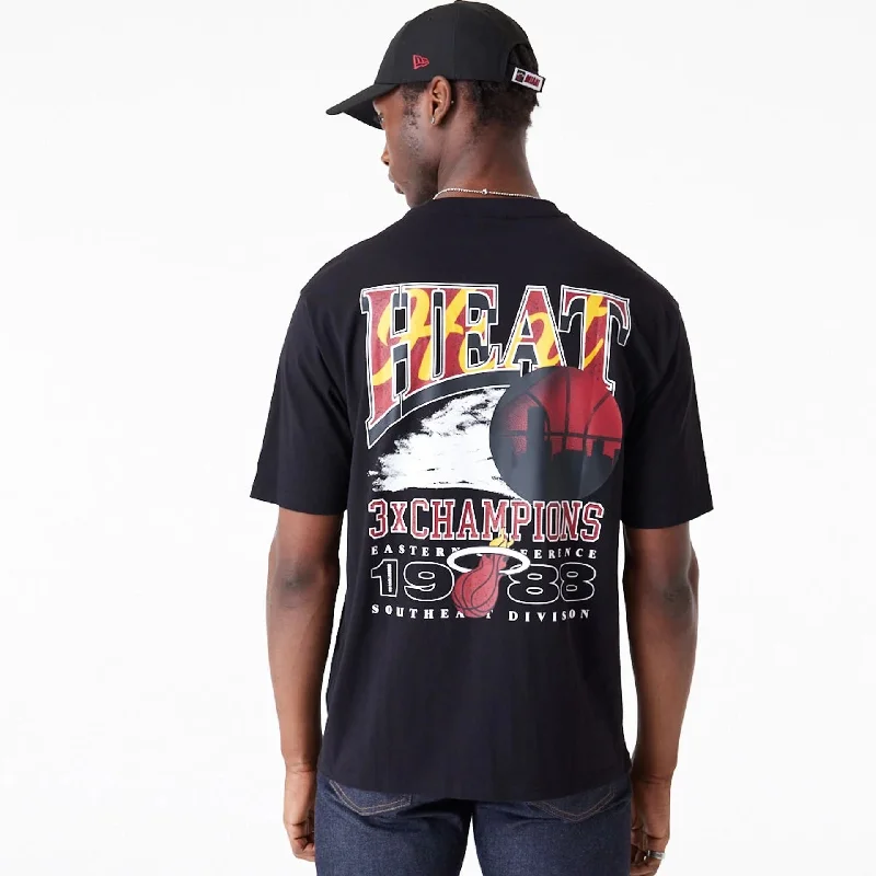 Miami Heat NBA Championship Black Oversized T-Shirt