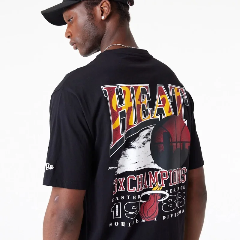 Miami Heat NBA Championship Black Oversized T-Shirt