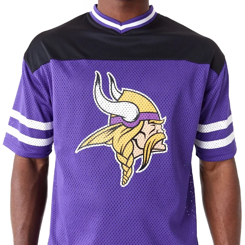 Minnesota Vikings NFL Wordmark Graphic Purple T-Shirt