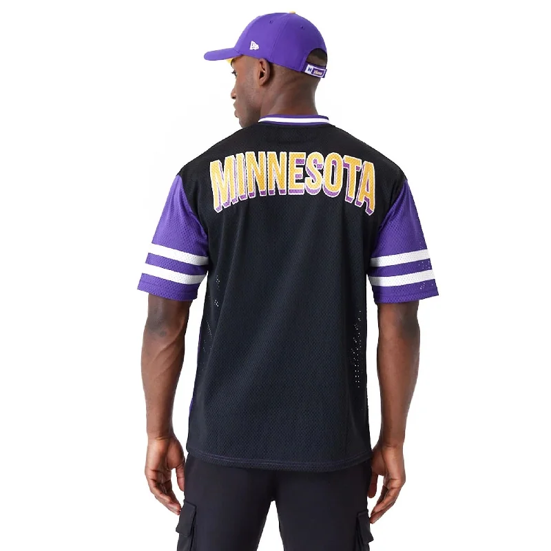 Minnesota Vikings NFL Wordmark Graphic Purple T-Shirt