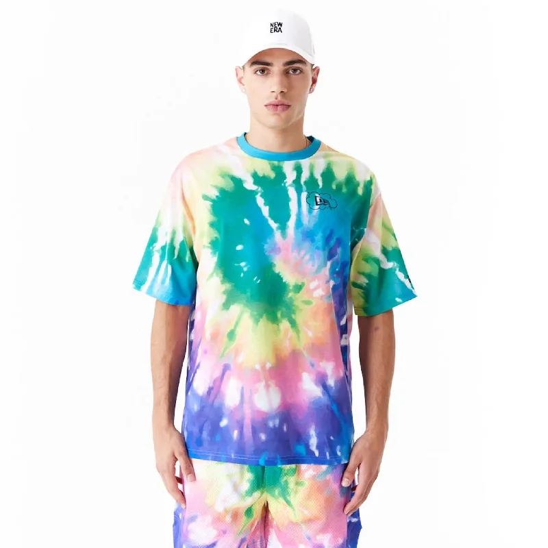 New Era Tie Dye Multi-Coloured Oversized T-Shirt