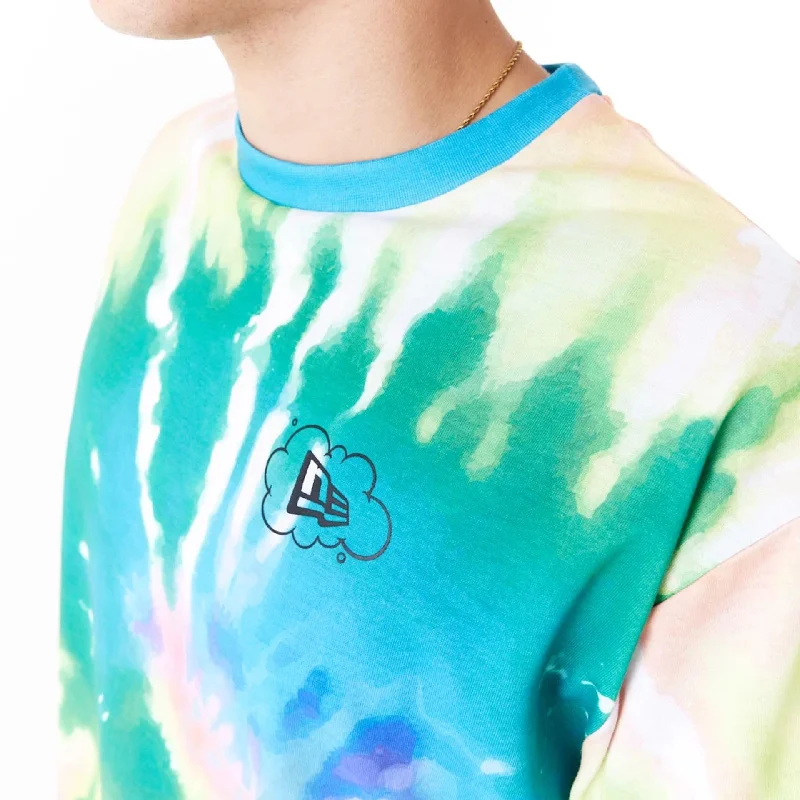 New Era Tie Dye Multi-Coloured Oversized T-Shirt