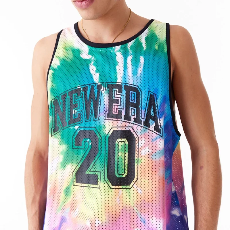 New Era Tie Dye Multi-Coloured Tank Top