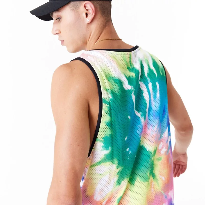 New Era Tie Dye Multi-Coloured Tank Top