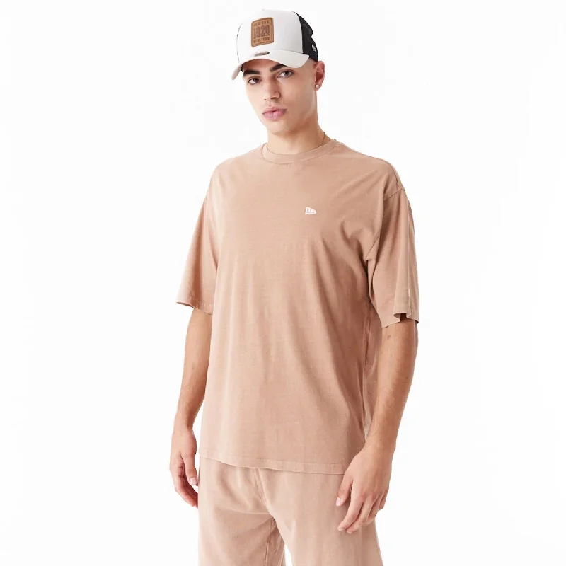 New Era Washed Orange Oversized T-Shirt