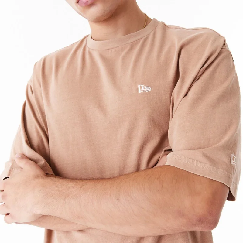 New Era Washed Orange Oversized T-Shirt