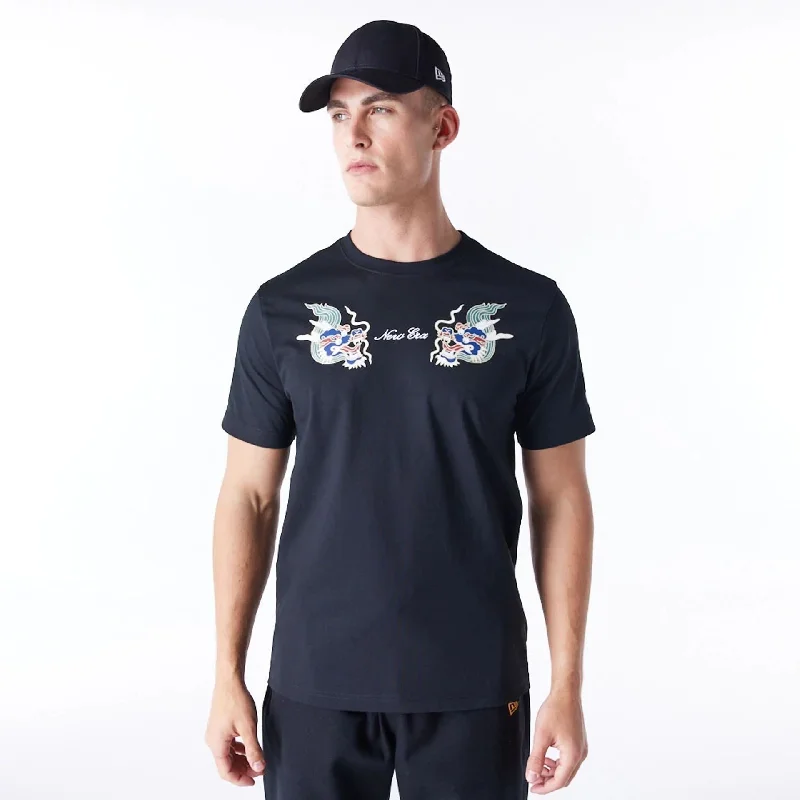 New Era Year Of The Dragon Black T-Shirt