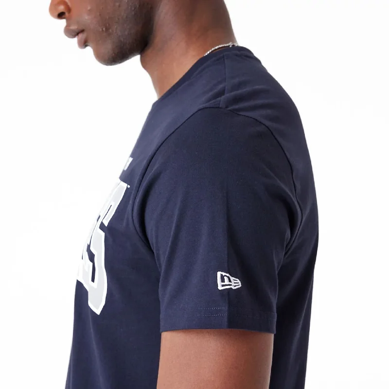 New York Yankees MLB Arch Wordmark Graphic Navy T-Shirt