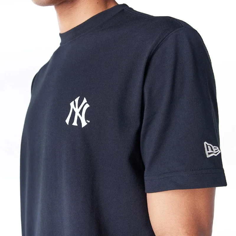 New York Yankees MLB Flower New Era Korea Black T-Shirt