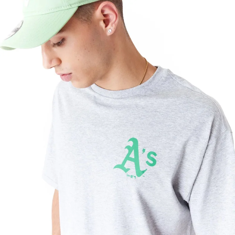 Oakland Athletics MLB World Series Grey Oversized T-Shirt