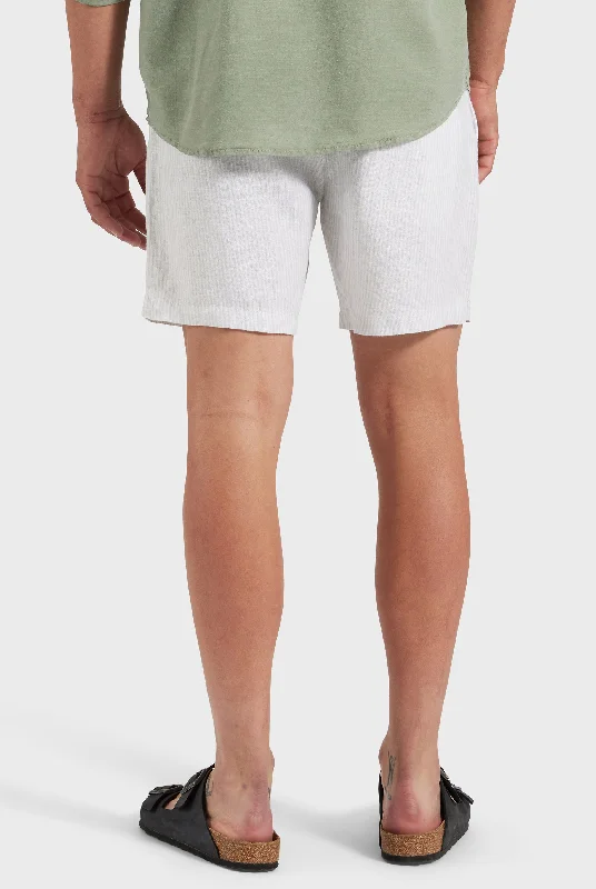 Stripe Riviera Linen Short