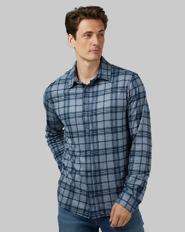 NILE BLUE PLAID / S