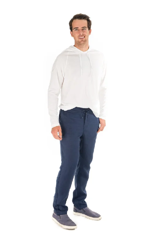 Casual Linen Pant - Night Sky