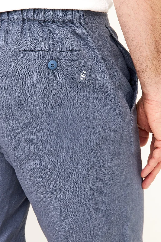 Linen Resort Short - Vintage Indigo