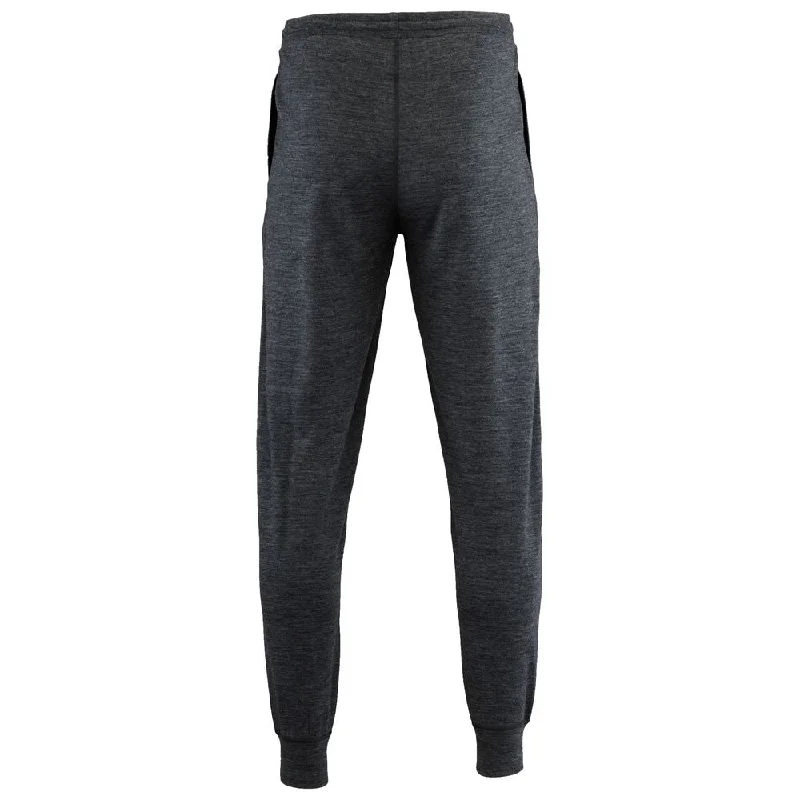 Mens Merino 260 Lounge Cuffed Joggers (Smoke/Black)